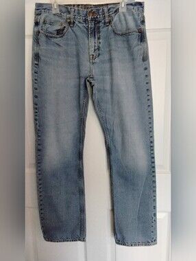 Mens American Eagle Outfitters Light Wash Straight Jeans